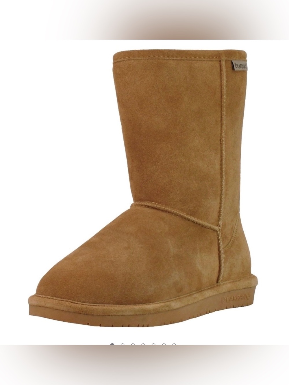 BearPaw Kids Classic Tall Chestnut Suede Boots Size 9